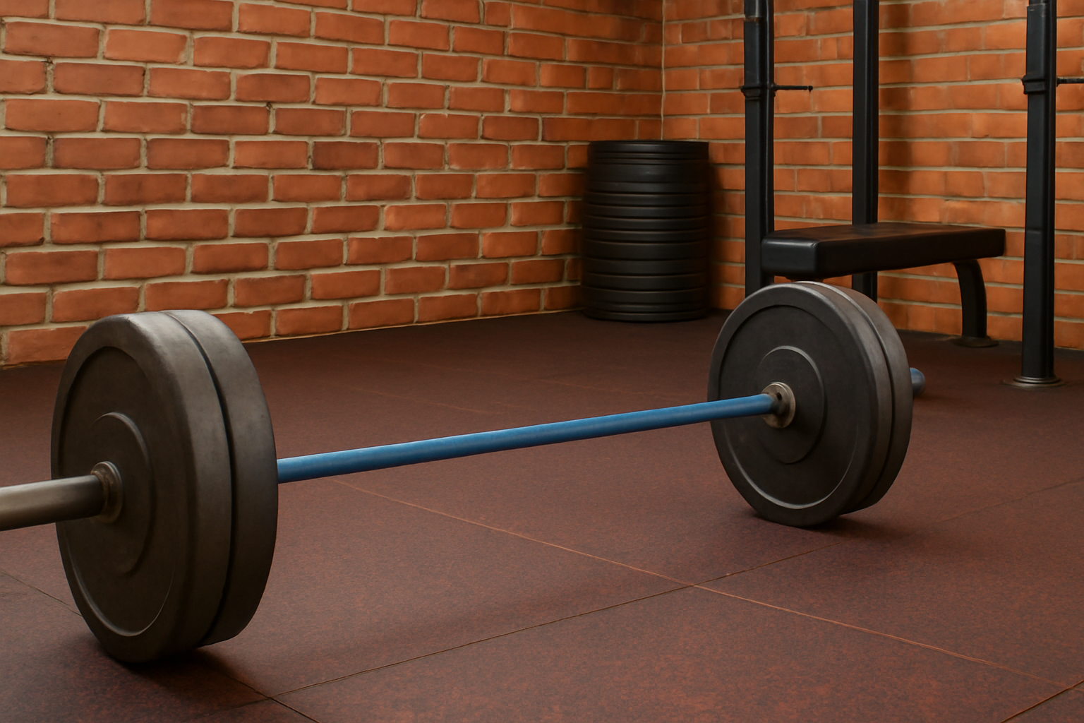 Weightlifting barbell Weightlifting barbell