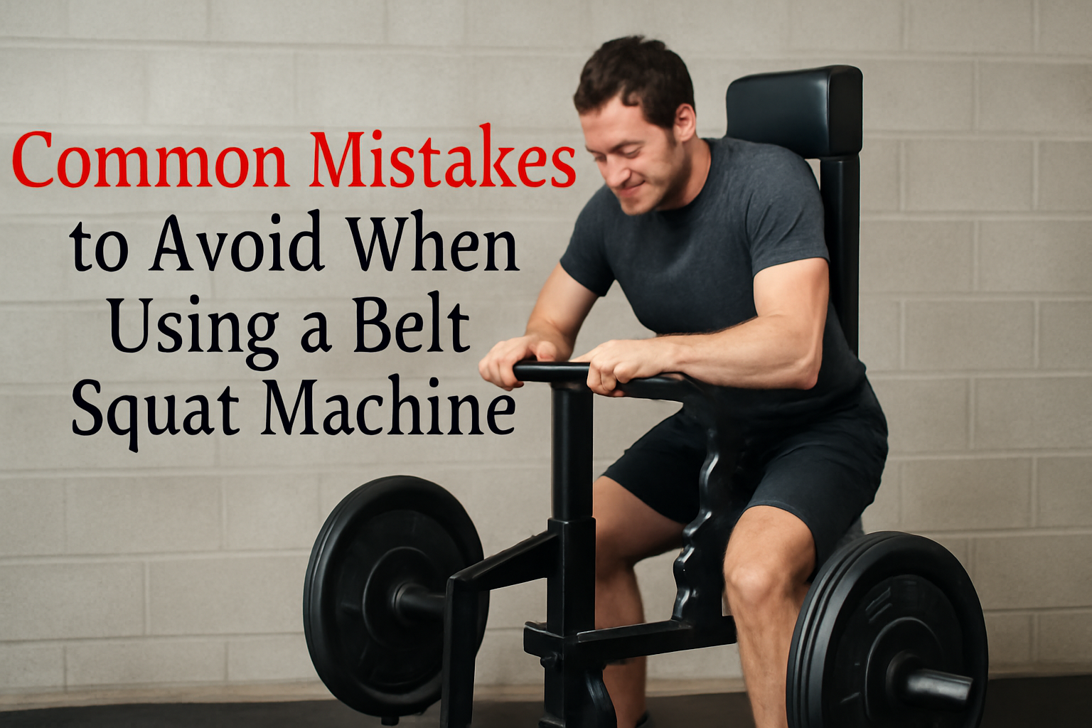 Best belt squat machine for home gym
