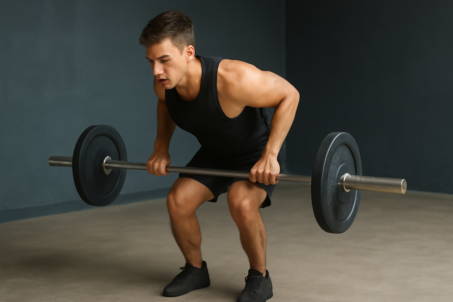 bent over barbell row