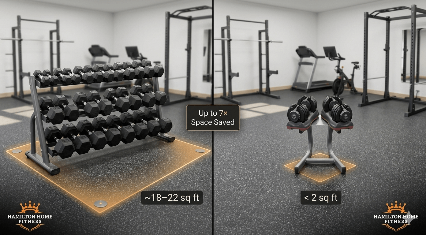Compare adjustable dumbbells like Nuobell against fixed hex sets across space, cost, durability, and lifting feel before buying for your home gym. Compare adjustable dumbbells like Nuobell against fixed hex sets across space, cost, durability, and lifting feel before buying for your home gym.