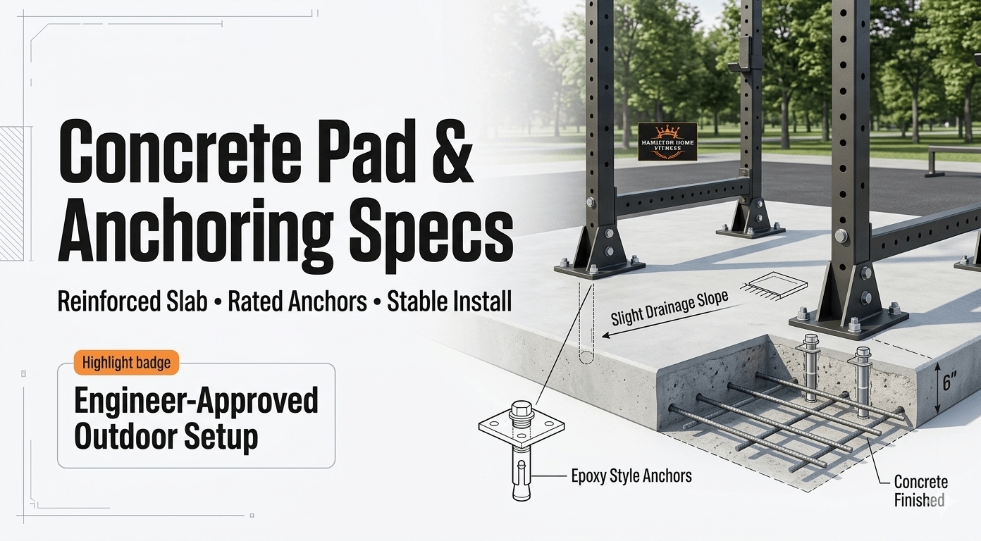 Concrete Pad & Anchoring Specs Concrete Pad & Anchoring Specs