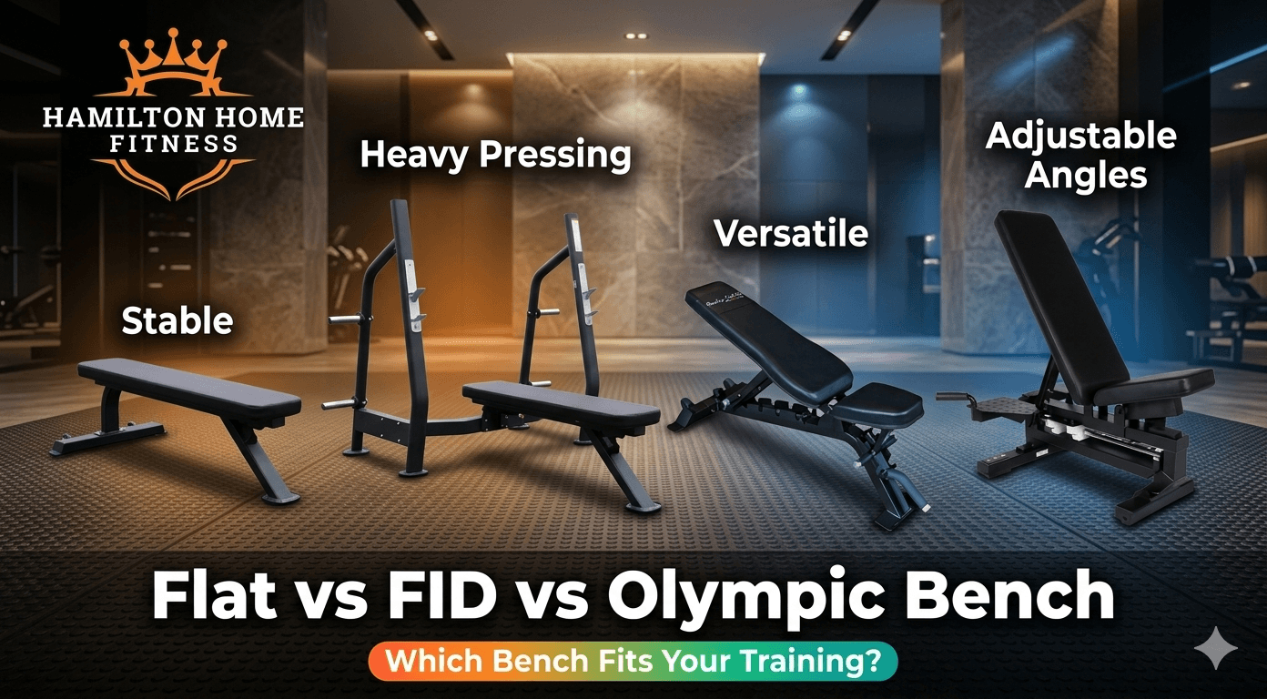Flat vs FID vs Olympic Bench Flat vs FID vs Olympic Bench