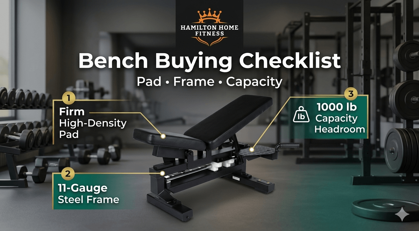 Bench Buying Checklist Bench Buying Checklist