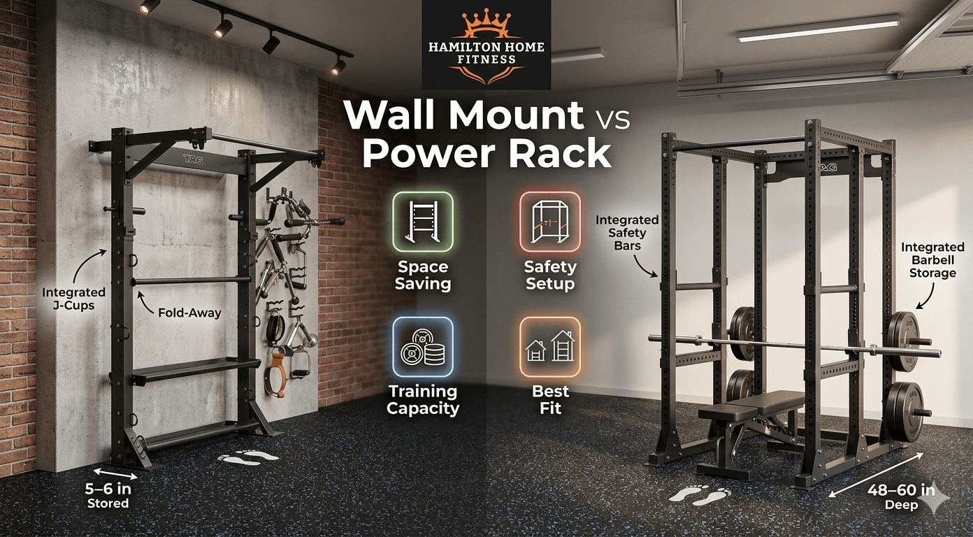 Wall Mount vs Free-Standing Power Rack Wall Mount vs Free-Standing Power Rack