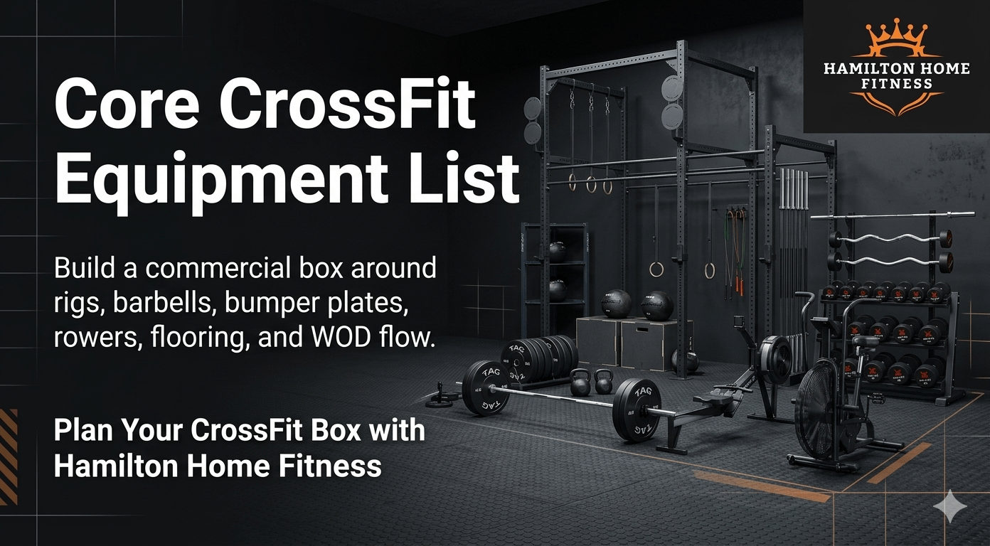 Outfit your CrossFit box with commercial-grade equipment. Shop rigs, barbells, bumper plates, rowers, and more. Plus, HHF's CrossFit rig design service builds your ideal box.