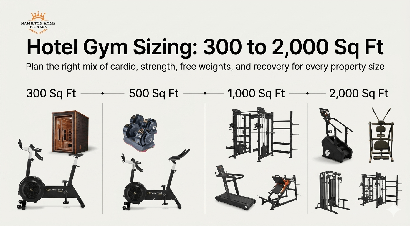 Discover the best hotel gym equipment for luxury, boutique, and resort properties — compact cardio, durable strength, and hospitality-grade machines that satisfy guests. Discover the best hotel gym equipment for luxury, boutique, and resort properties — compact cardio, durable strength, and hospitality-grade machines that satisfy guests.