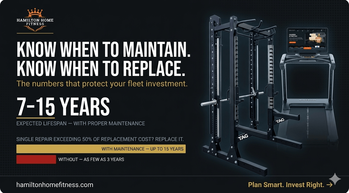 Protect your gym investment with a proper maintenance plan. Learn how to clean, inspect, and service commercial gym equipment to extend lifespan and reduce repair costs. Protect your gym investment with a proper maintenance plan. Learn how to clean, inspect, and service commercial gym equipment to extend lifespan and reduce repair costs.
