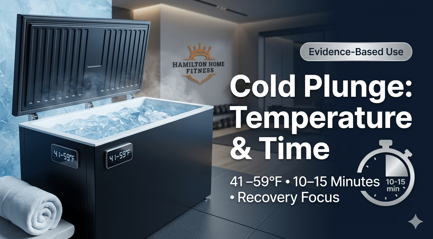 Cold Plunge: Temperature & Time