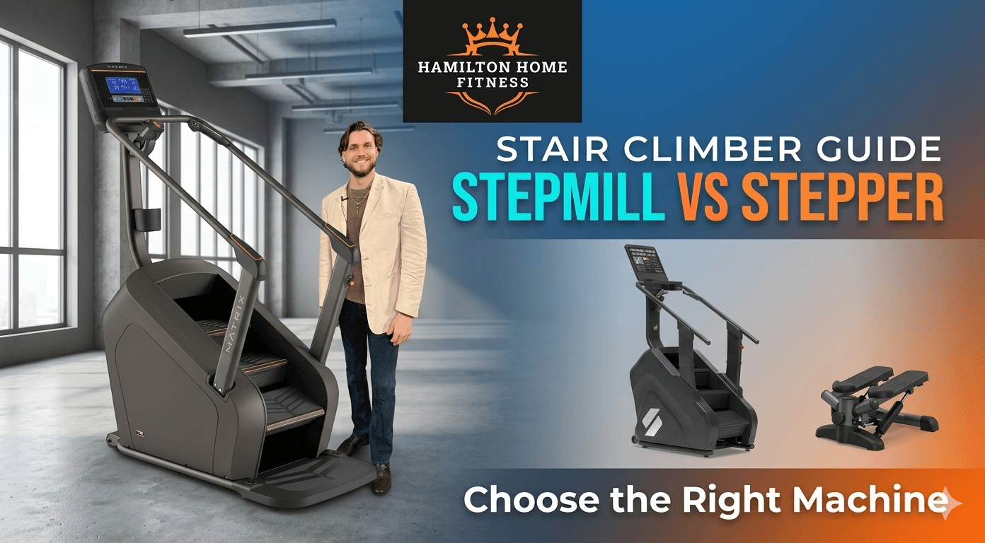 STAIR CLIMBER GUIDE” “Stepmill vs Stepper” “Choose the Right Machine”