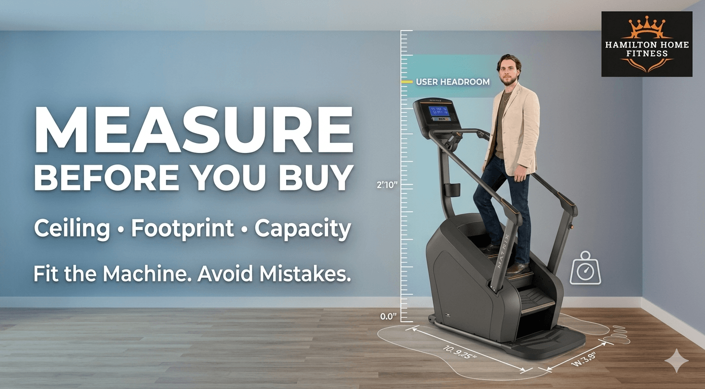 “MEASURE BEFORE YOU BUY” “Ceiling • Footprint • Capacity” “Fit the Machine. Avoid Mistakes.”