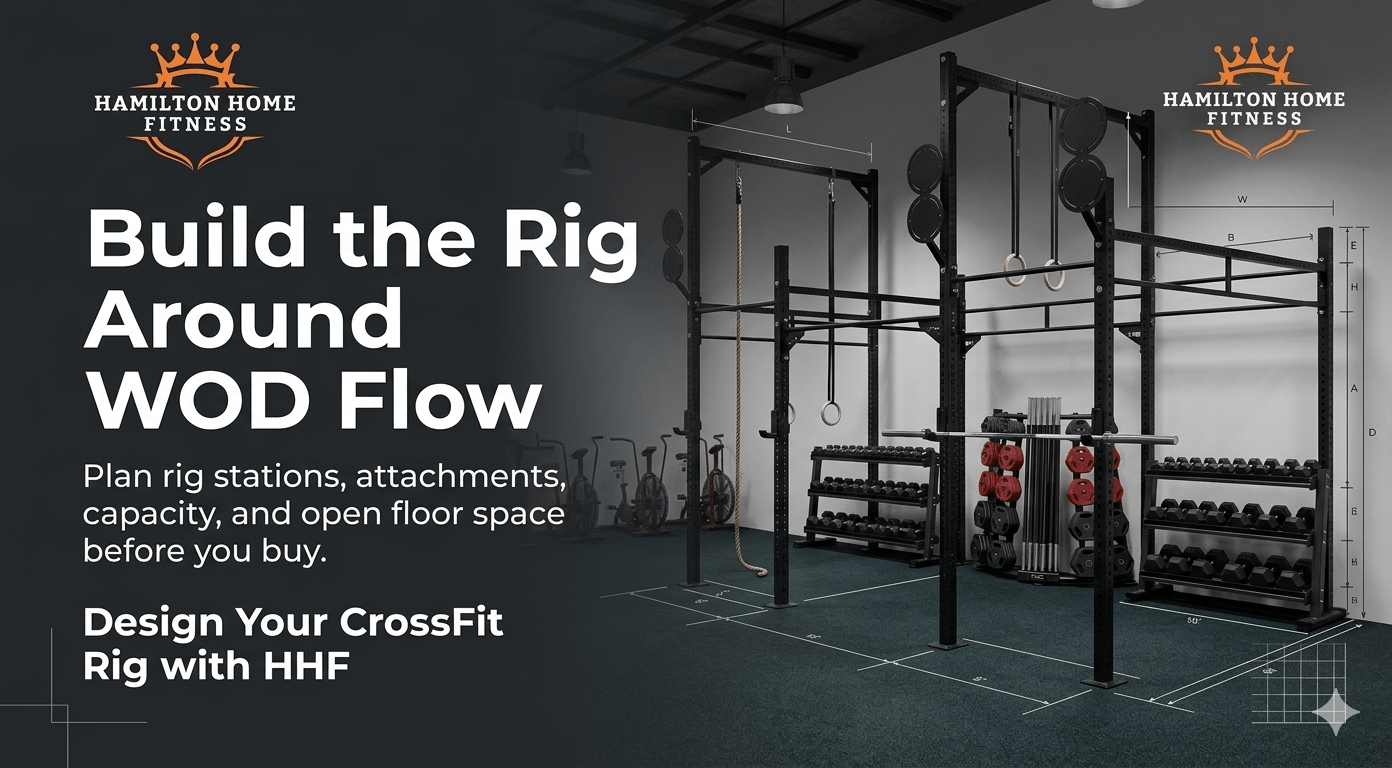 Outfit your CrossFit box with commercial-grade equipment. Shop rigs, barbells, bumper plates, rowers, and more. Plus, HHF's CrossFit rig design service builds your ideal box.