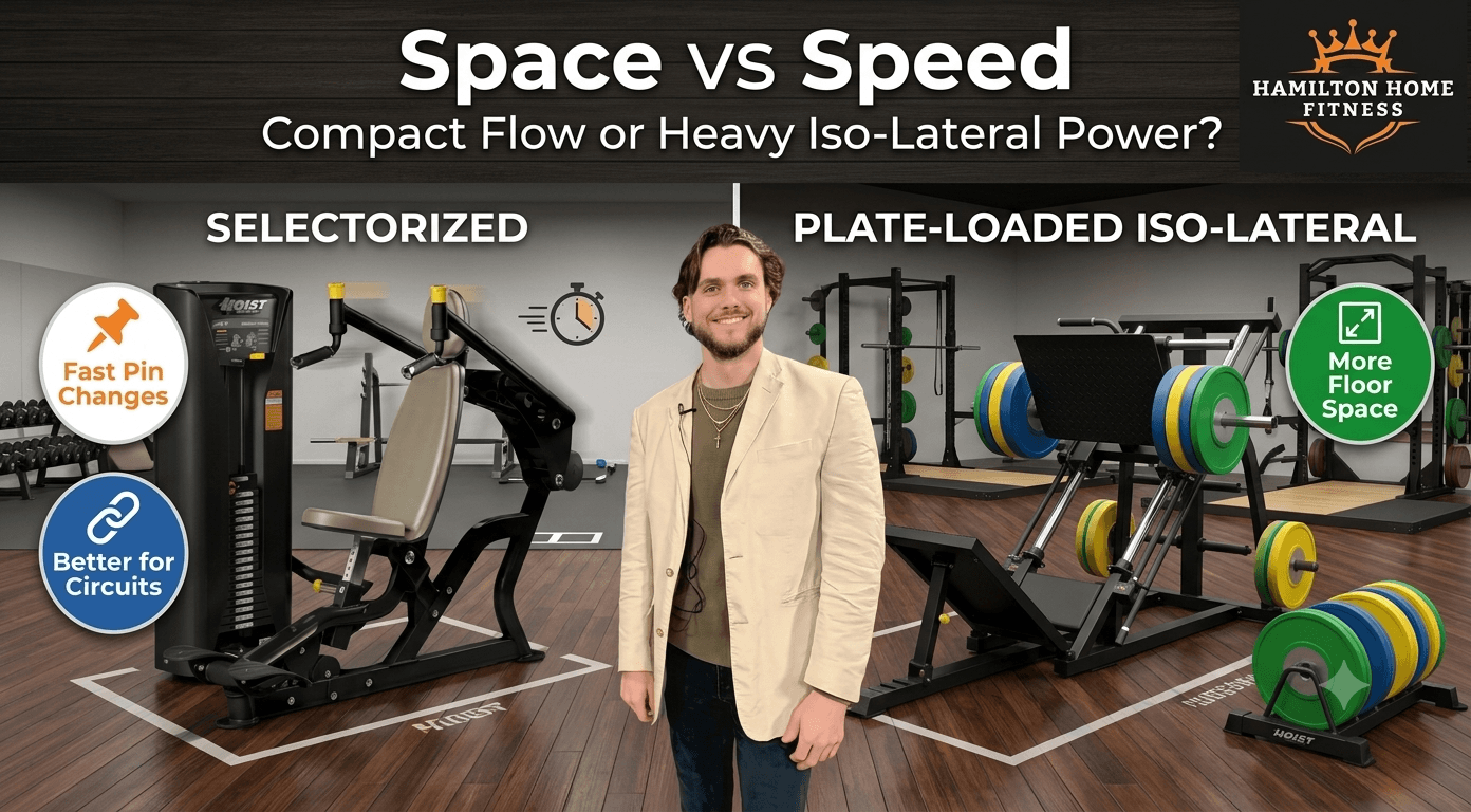 Plate Loaded vs Selectorized Machines Compared 2026