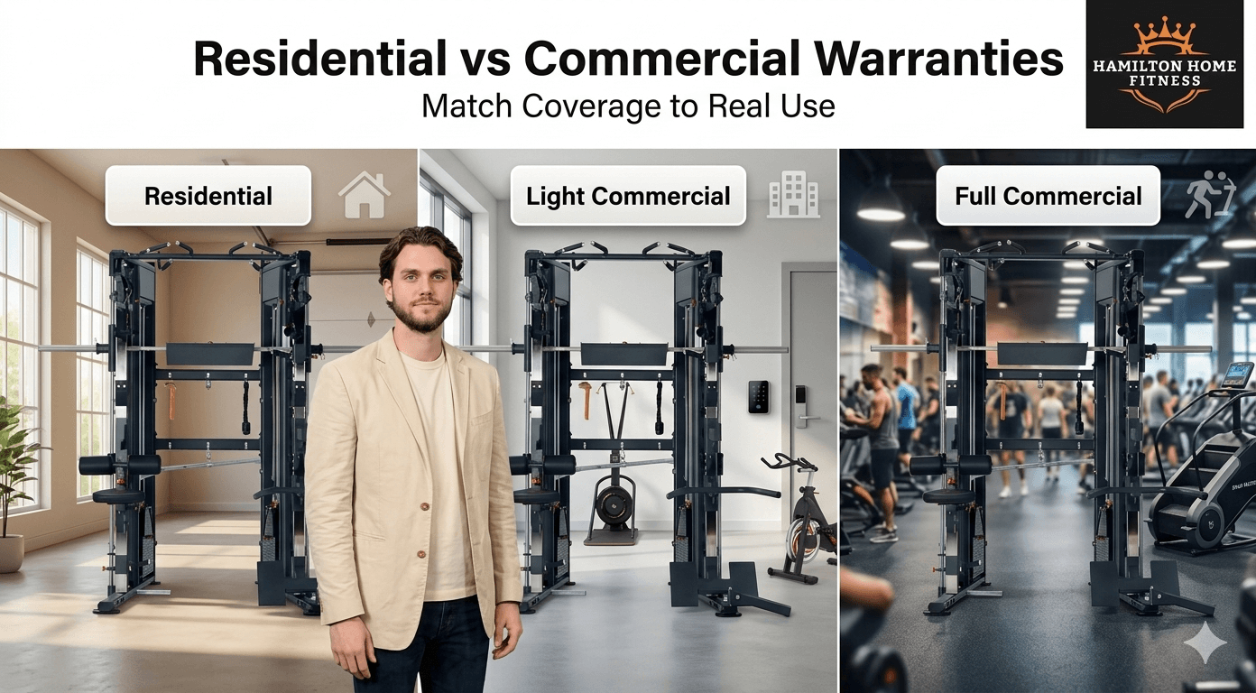 Your gym equipment warranty comparison should weigh frame, motor, parts, labor, and service. Learn to read the coverage and dodge costly repairs. Your gym equipment warranty comparison should weigh frame, motor, parts, labor, and service. Learn to read the coverage and dodge costly repairs.