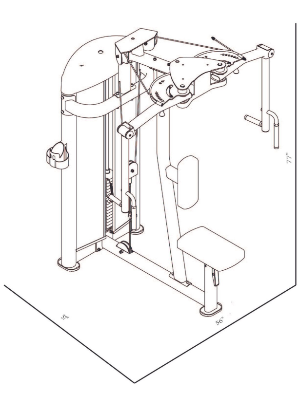 Rear delt fly machine that doubles as pec fly. BodyKore GR633 with 220lb stack (340 upgrade), pro-grade feel—ships nationwide from TN. Order today.