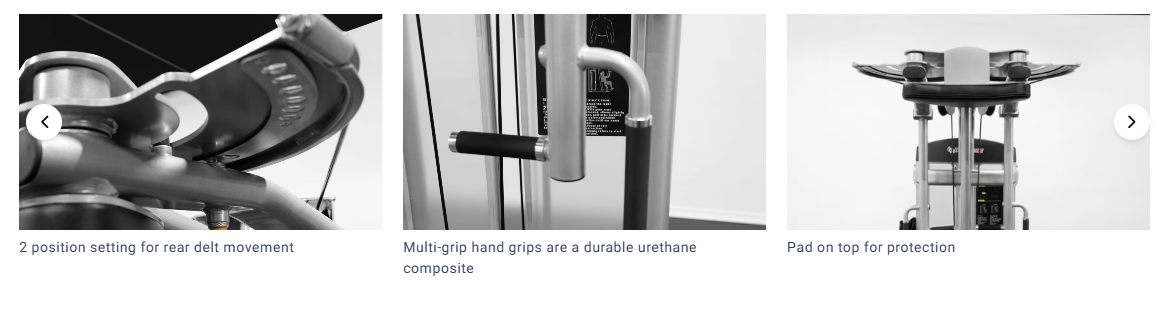 Rear delt fly machine that doubles as pec fly. BodyKore GR633 with 220lb stack (340 upgrade), pro-grade feel—ships nationwide from TN. Order today.