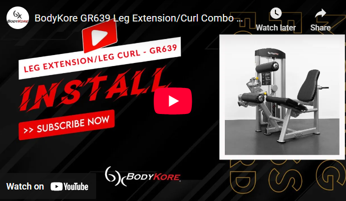 Buy the BodyKore GR639 leg extension curl machine for smooth quad and hamstring training, premium comfort, and commercial-grade power. Order now.