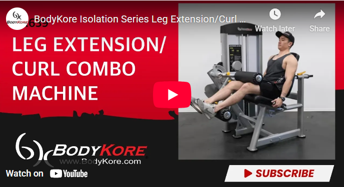 Buy the BodyKore GR639 leg extension curl machine for smooth quad and hamstring training, premium comfort, and commercial-grade power. Order now.