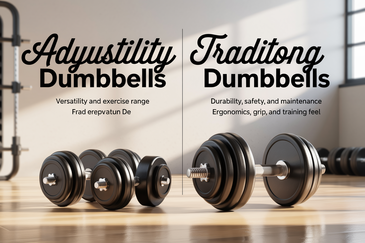 Explore the pros and cons of adjustable vs traditional dumbbells. Find out which fits your workout style, space, and budget for better gains. Explore the pros and cons of adjustable vs traditional dumbbells. Find out which fits your workout style, space, and budget for better gains.