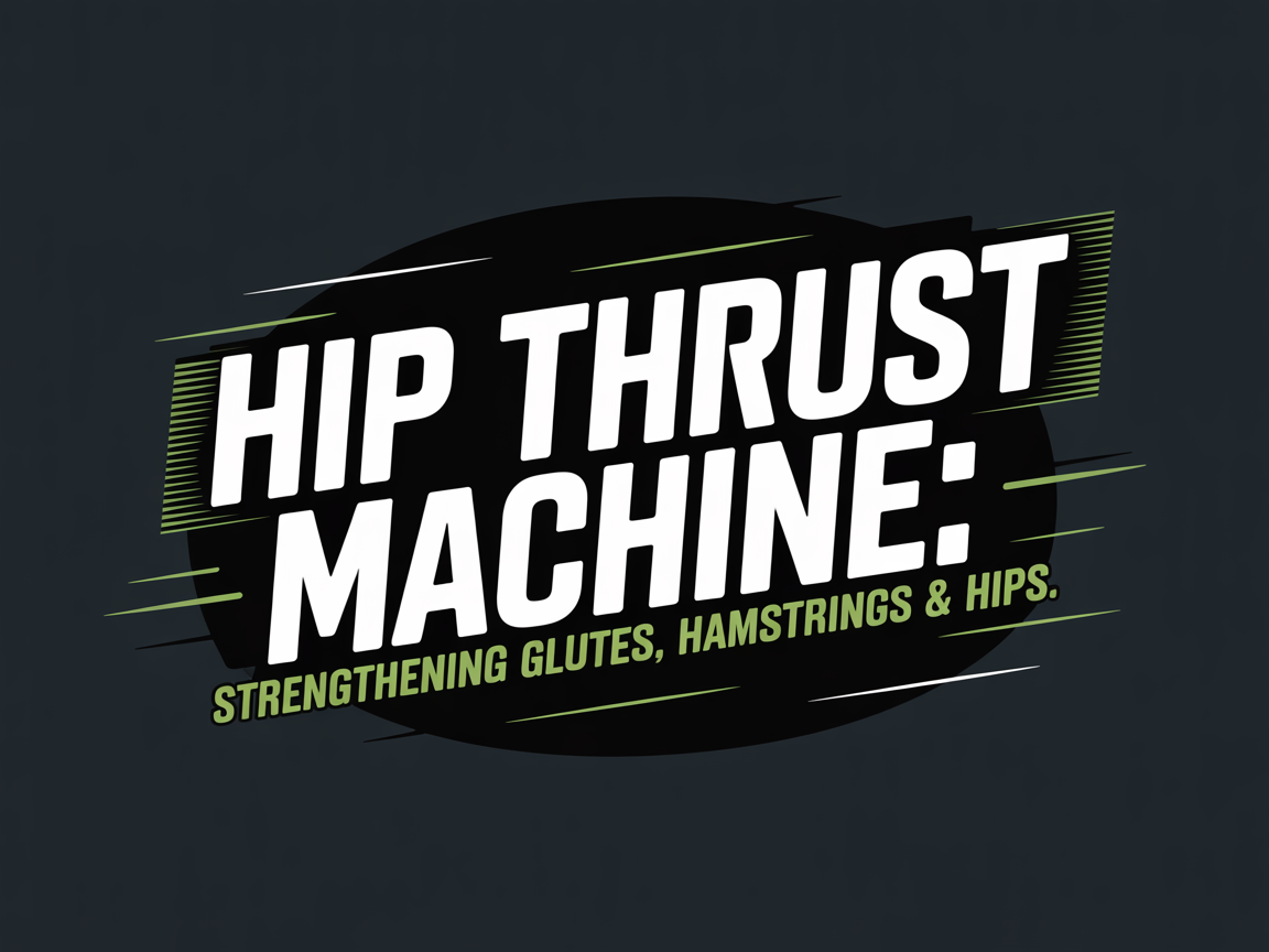 Unlock Stronger Glutes: Why You Need the Hip Thrust Machine Unlock Stronger Glutes: Why You Need the Hip Thrust Machine