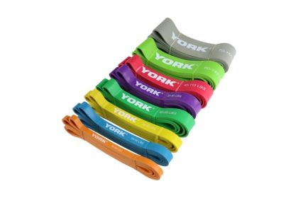 York Fitness Resistance Bands Sets (size: 4 bands heavy)