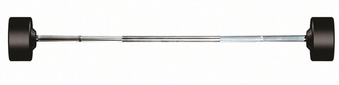 YORK Rubber Fixed Pro Straight Barbell (weight: 20)