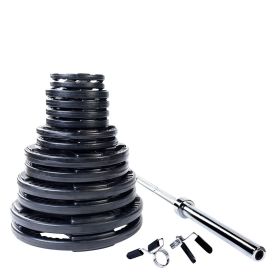 Body-Solid Tools OSR Rubber Grip 2" Olympic Weight Plate Sets (weight: 300 LB)