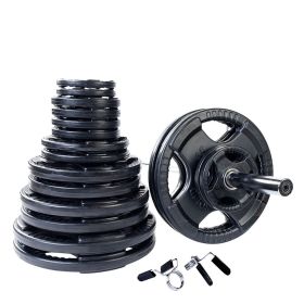 Body-Solid Tools OSR Rubber Grip 2" Olympic Weight Plate Sets (weight: 400 LB)
