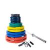 Body-Solid Tools ORCT Rubber Color Grip 2" Olympic Weight Sets