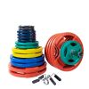 Body-Solid Tools ORCT Rubber Color Grip 2" Olympic Weight Sets