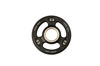YORK "ISO-Grip" Urethane Plate - Black (weight: 2.5)