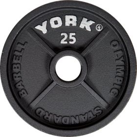 Int'l Cast Iron Olympic Plate - Black (weight: 25)