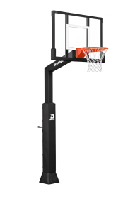 Dominator 54 Inch In-Ground Basketball Hoop (Color: Black)