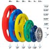Body-Solid Tools ORCT Rubber Color Grip 2" Olympic Weight Sets