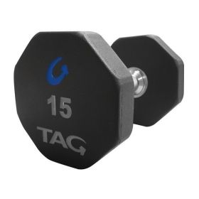 Tag Fitness 8 Sided Rubber Dumbbells (weight: 5)