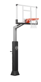 Dominator 54 Inch In-Ground Basketball Hoop (Color: Brushed Aluminum (Silver))