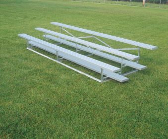 Bison Standard Aluminum Portable Outdoor Bleachers (Size/Width: 7 1/2' 3 Tier)