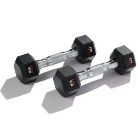 Sunny Premium Hex Style PVC Dumbbells 5 - 50 LBS | Sunny Strength™ (size: 10 lb)